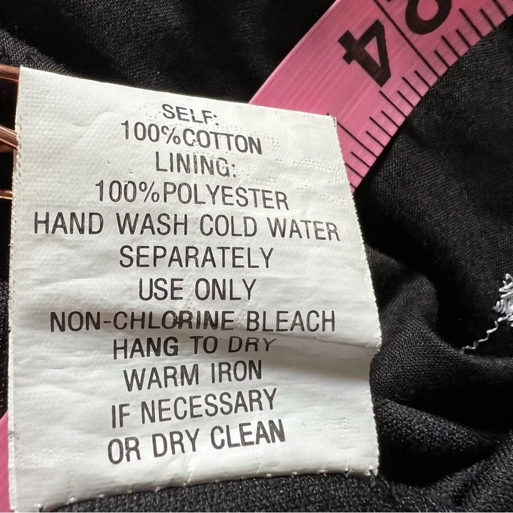 VTG Rabbit Rabbit Rabbit Designs Ruffle Floral Embroidered Fit & Flare Dress 12 - Picture 11 of 14